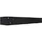 Ekena Millwork Hidden Support Steel Heavy Duty Bracket w/ Back Plate, Powder Coated Black 2 1/2"W x 20"D x 4"H BKTM02X20X04HBPBL - alternate 2
